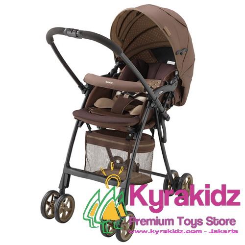 brown stroller
